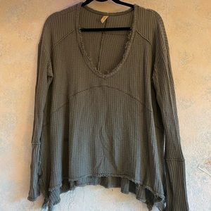 Ivy green Free People top